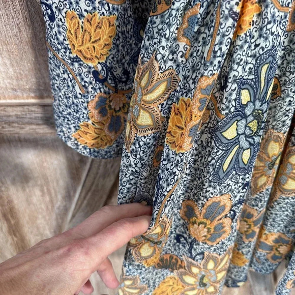 Free People Teegan Mini Dress in Sky Combo - Picture 9 of 10